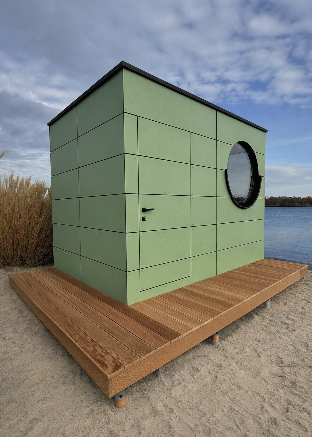 Individuelle Gartensauna nach Maß im Garten